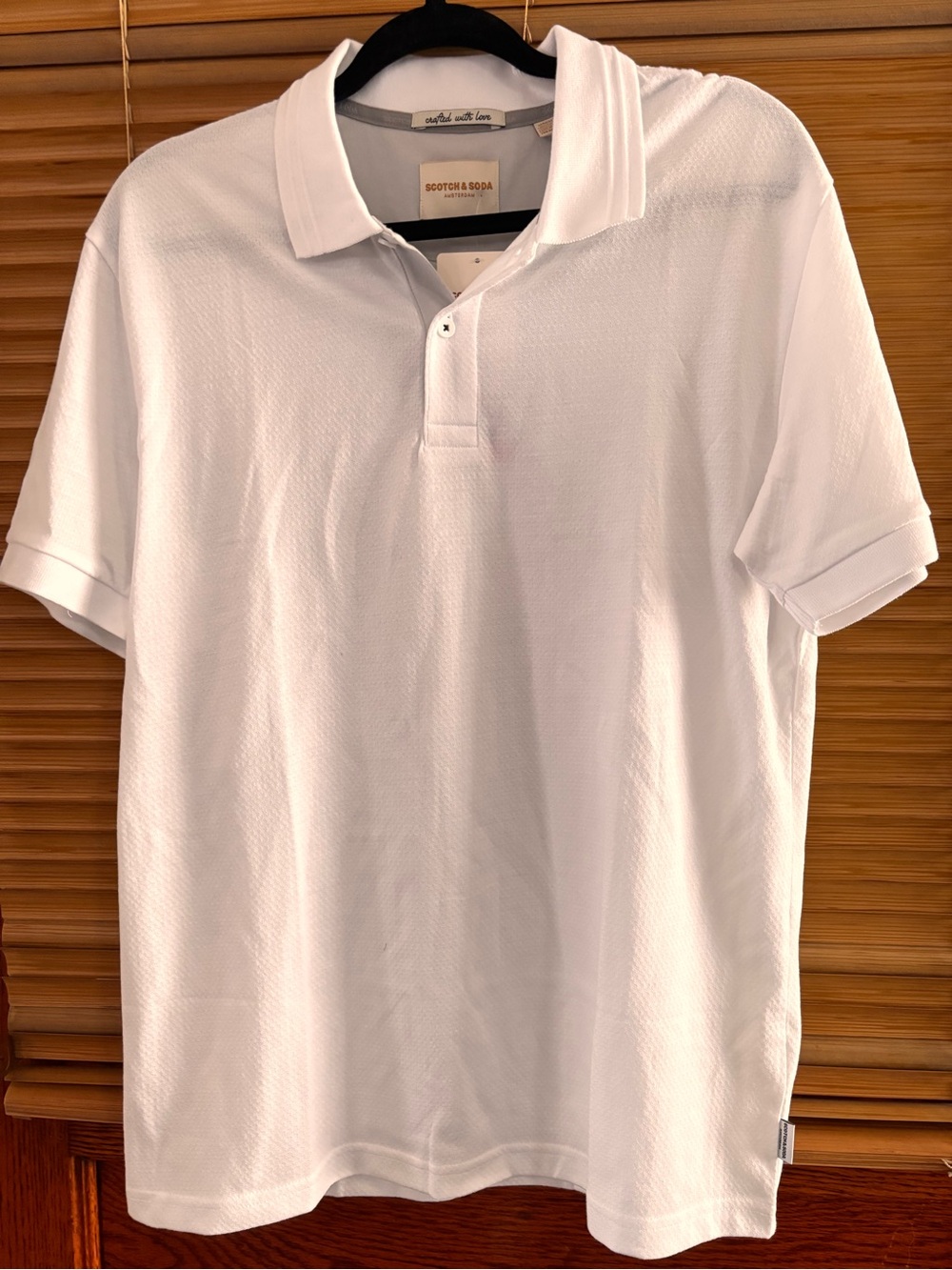Scotch & Soda White Men’s Polo Shirt - Picture 2 of 8